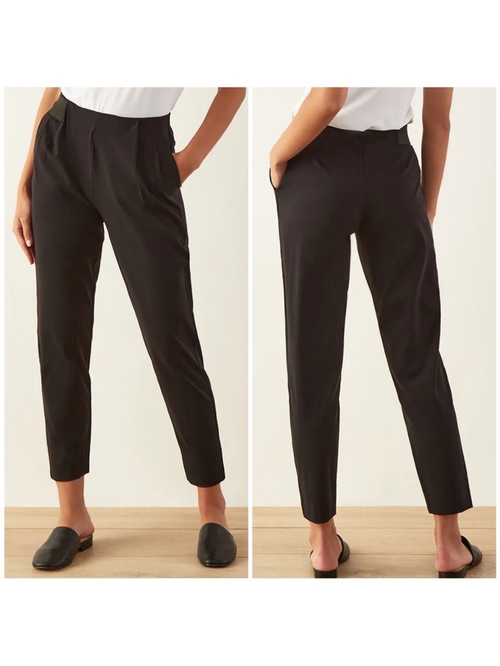 ADAY Turn It Up Technical Travel Pants in Black size Large